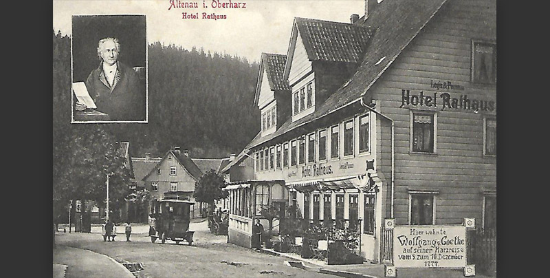 Postkarte Goethe Haus